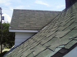 The roof on this Cleveland home needs replaced.
