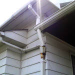 The old gutters were leaking and needed replaced.