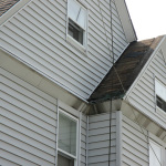 Small narrow section of roof.